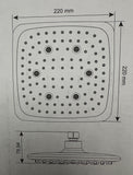 CORNAT Kopfbrause TECBW3433 – 3 Strahlarten