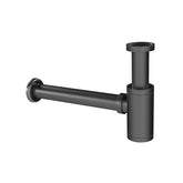 BERNSTEIN Siphon 1924 für Waschbecken Universal für Waschbecken 6 Waschtische Ablauf mit Geruchsverschluss Flaschensiphon in Gunmetal Default Title