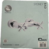 Sanitop-Wingenroth aquaSu Brausearmatur „SYDNEY“ zweigriff Kreuzgriff Chrom