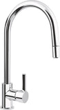 Cornat Spültisch-Einhebelarmatur "Kirna" - Mit Touch - Druckguss & Messing verchromt - Ausziehbare Schlauchbrause & 360° schwenkbarer Auslauf / Hochdruck-Armatur / Küchenarmatur / Wasserhahn / KIRT53