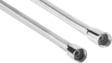 Cornat Brauseschlauch – 175 cm Länge – Kunststoff Chromlook – 1/2 Zoll