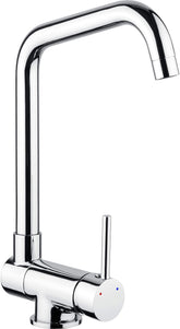 Cornat Spültisch-Einhebelarmatur "Arade" - Hochwertiger Messingkörper - verchromt - Hoher & 360° schwenkbarer Auslauf / Hochdruck-Armatur / Küchenarmatur für Vorfenstermontagen / Wasserhahn / ARA58 Default Title