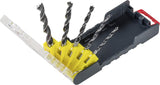 kwb POWER-BOX Set, 3 Bohrer-Kasetten im Vorteilspack, Metall-Bohrer, Holz-Bohrer und Stein-Bohrer m. je 5 Bohrern