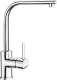 Cornat Spültisch-Einhebelarmatur "Matera" - Hochwertiger Messingkörper - verchromt - Hoher & schwenkbarer Auslauf / Hochdruck-Armatur / Küchenarmatur / Wasserhahn / MAT5