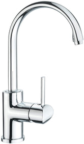 Cornat Spültisch-Einhebelarmatur "Vento" - Hochwertiger Messingkörper - verchromt - Hoher & schwenkbarer Auslauf / Hochdruck-Armatur / Küchenarmatur / Wasserhahn / VEN5 Default Title