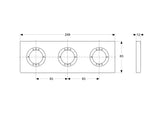 Ideal Standard A1506AA Archimodule, 3-Loch, Platte