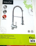 AquaSu „Bali Professional“ Spültisch-Einhebelmischer (Niederdruck, herausziehbar, chrom)