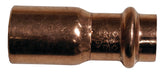 Cornat Press-Reduzier-Nippel, Kupfer mit 1 Muffe, A 22 mm, B 15 mm, 1 Stück, TP65412215B Default Title
