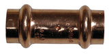 Cornat Press-Muffe, Kupfer mit 2 Muffen, A 15 mm, 1 Stück, TP654015B