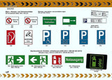 Fahrräder abstellen verboten 250 x 150 mm Warn- Hinweis- und Verbotsschild PST-Kunststoff