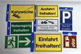Parken verboten 150 x 250 mm Warn- Hinweis- und Verbotsschild PST-Kunststoff