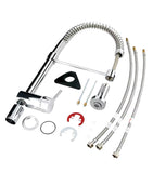 AquaSu „Bali Professional“ Spültisch-Einhebelmischer (Niederdruck, herausziehbar, chrom)