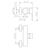 Aqua-Su "Sanmix Style" Duscharmatur