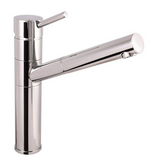 Aqua-Su "Barca" Spültisch-Einhebelmischer (Niederdruck, chrom)