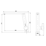 Aqua-Su "Luana" Spültisch-Einhebelmischer (chrom)