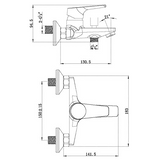 Aqua-Su "Patiso" Wannenarmatur (chrom)