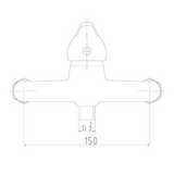 Aqua-Su "Tiado" Duscharmatur (chrom)