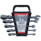 Connex Gelenkratschengabelschlüssel (5-teilig)