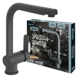 Aqua-Su "Limited" Spültisch-Einhebelmischer (mattgrau)