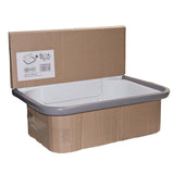 Cornat Stahl-Ausgussbecken mit Zubehör-Set