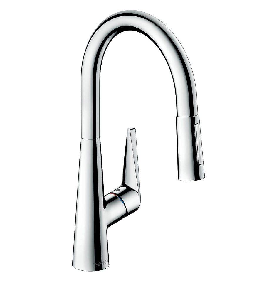 Hansgrohe "Talis M51 200 2jet" Spültisch-Einhebelmischer (herausziehbar, chrom)