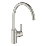 GROHE "Feel" Spültisch-Einhebelarmatur (supersteel)