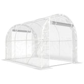 Polytunnel-Gewächshaus aus einem Stahlrahmen und UV-beständiger PE-Abdeckung Transparent