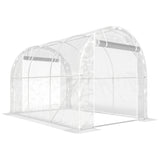 Polytunnel-Gewächshaus aus einem Stahlrahmen und UV-beständiger PE-Abdeckung Transparent