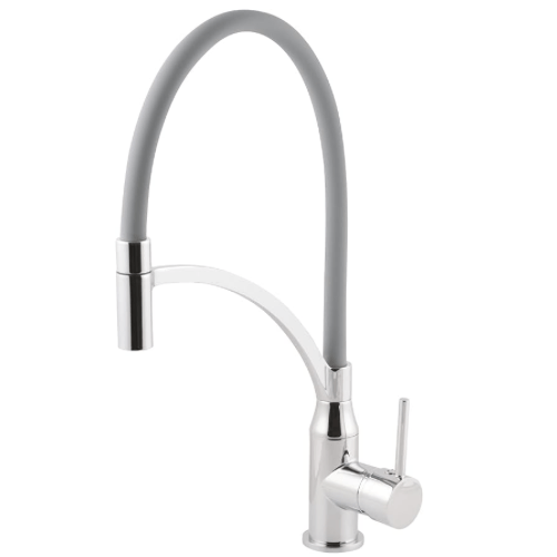 Aqua-Su "Lago Plus" Spültisch-Einhebelmischer mit flexiblem Auslauf