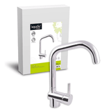 Aqua-Su "Larina" Spültisch-Einhebelmischer (umlegbar, chrom)