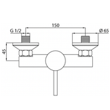 Aqua-Su "Lea" Duscharmatur (chrom)