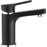 Baliv "WT-5760" Waschtischarmatur mit Pop-Up-Ablaufgarnitur (schwarz/chrom)