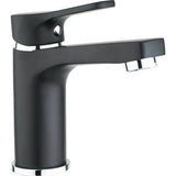 Baliv "WT-5760" Waschtischarmatur mit Pop-Up-Ablaufgarnitur (schwarz/chrom)