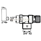 Caleffi Membran-Sicherheitsventil