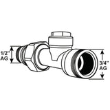 Cornat Heizkörper Rücklauf-Verschraubung