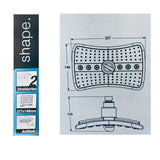 Cornat "Shape" Kopfbrause mit 2 Strahlarten