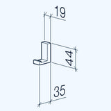 Dornbracht "Mem" Haken (platin)