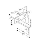 KLUDI "Ameo" 2-Loch Waschtischmischer (chrom)