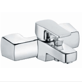 KLUDI "Q-BEO" Wannenfüll- und Brausearmatur (chrom)