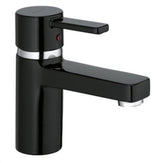 KLUDI "Zenta" Waschtischarmatur mit Einhebelmischer (schwarz/chrom)