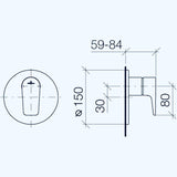 Villeroy & Boch "Subway" Einhandbatterie ohne Umstellung