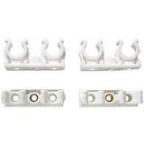 Conmetall Rohr-Clips 22mm, Weiß, Rohrschellen, Zange
