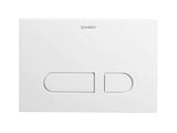 Duravit DuraSystem Betätigungsplatte A1 mechanisch für WC, 217x146,5 mm, Kunststoff, WD5001011000, Farbe: Weiß