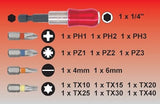 Connex Bit-Set 15-teilig – Gängige Standard-Bits