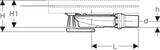 Geberit Ruwbouwset doucheplaat Setaplano 4x3 cm