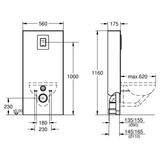 GROHE "Solido Monobloc" Sanitärmodul-Set (moon white)