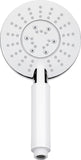 Cornat Handbrause "Vanezza" - 160 & 120 mm Kopfdurchmesser - verchromt - 3 Strahlarten: Normal-, Soft- & Massagestrahl - Anti-Kalk & Wasserspareinsatz / ECO-Brausekopf für Dusche & Badewanne
