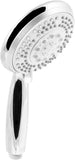 Cornat Handbrause "Carballo" - 120 mm Kopfdurchmesser - verchromt - 5 Strahlarten: Normal-, Soft und Massagestrahl- Anti-Kalk und Wasserspareinsatz / ECO-Brausekopf für Dusche und Badewanne / SA330991