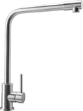 Cornat Spültisch-Einhebelarmatur "Gerano" - Hochwertiger Edelstahlkörper - rostfrei - 360° Schwenk-Auslauf - Hochdruck-Armatur / Küchenarmatur / Wasserhahn für Spüle / Einhebelmischer / GER5