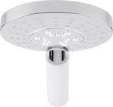 Cornat Handbrause "Vanezza" - 160 & 120 mm Kopfdurchmesser - verchromt - 3 Strahlarten: Normal-, Soft- & Massagestrahl - Anti-Kalk & Wasserspareinsatz / ECO-Brausekopf für Dusche & Badewanne